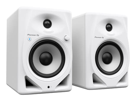 Pioneer DJ DM-50D-BT-W - Moniteurs de Studio avec Bluetooth (Blanc)