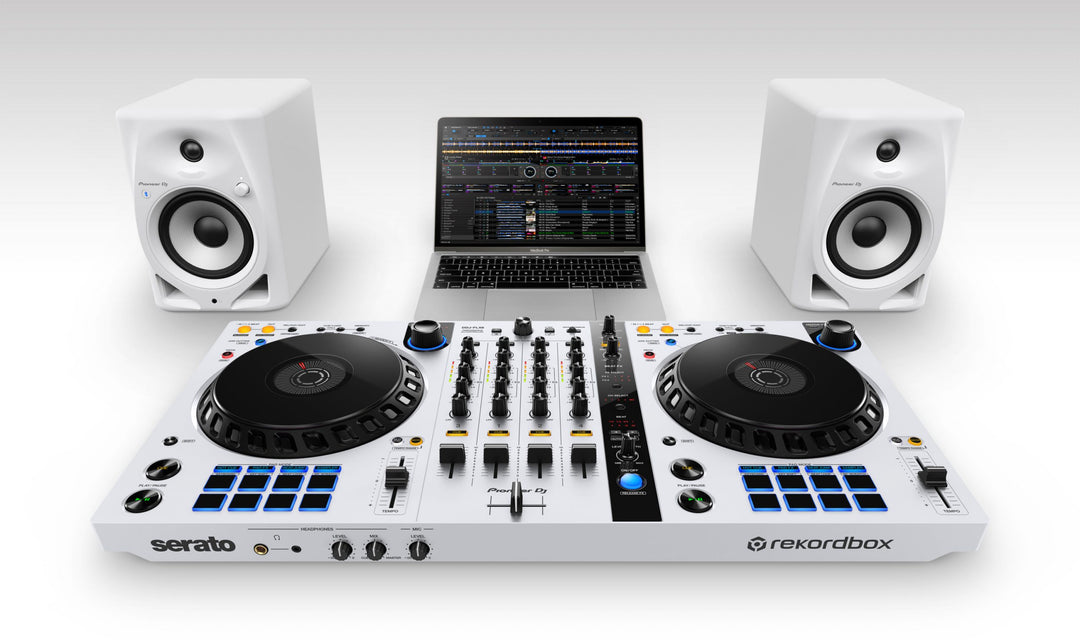 Pioneer DJ DM-50D-BT-W - Moniteurs de Studio avec Bluetooth (Blanc)