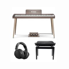 Pack de démarrage Donner DDP-60 piano numérique gris
