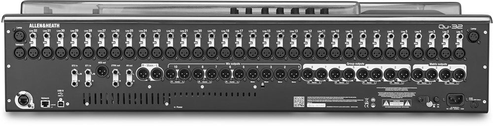 Housse de protection cover Decksaver pour Allen & Heath QU-32