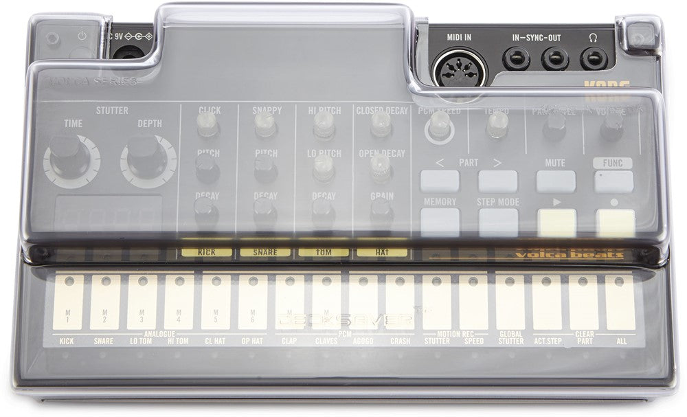 Decksaver Protection cover pour Korg Volca Beats, Bass, FM, Claviers & Sample
