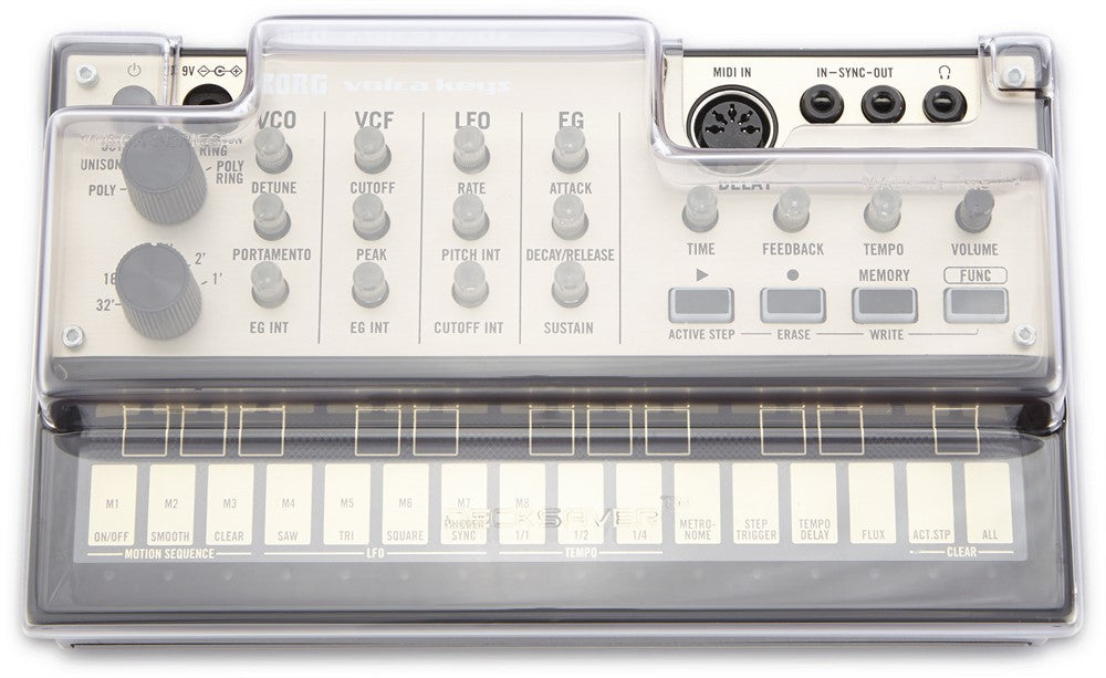 Decksaver Protection cover pour Korg Volca Beats, Bass, FM, Claviers & Sample