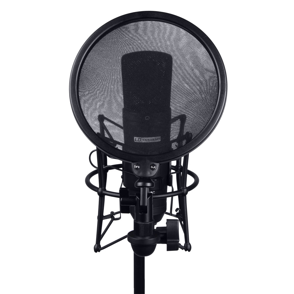 LD Systems DSM 400 Suspension Microphone avec Filtre Anti-pop