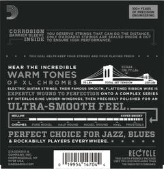 Daddario ECG24 Cordes de Guitare (Jazz Light, 11-50)