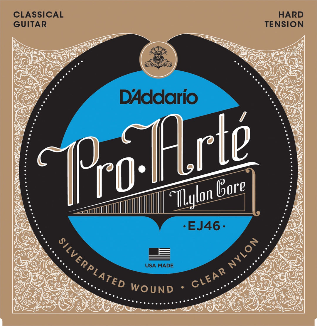 Daddario EJ46 Cordes de Guitare (Hard Tension, 0285-044)