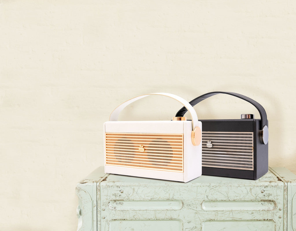GPO Darcy Vintage Style Radio - Black & Silver