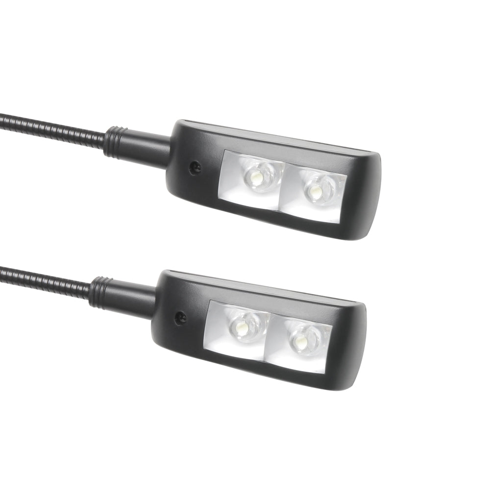 Double svanehals nodelamper