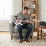 Grooveland ST Guitare électrique (Noir)