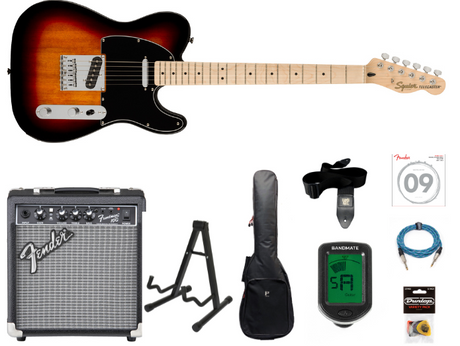 Fender Squier Affinity Telecaster Pack de démarrage (Sunburst)