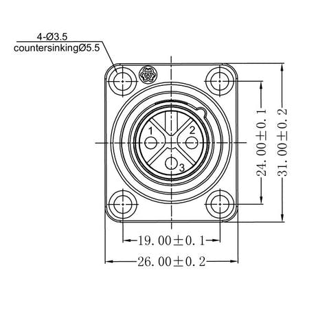 Enova câble d'instrument mono jack15 mètres