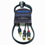 Enova minijack adapter kabel minijack til 2 x Phono 6 meter