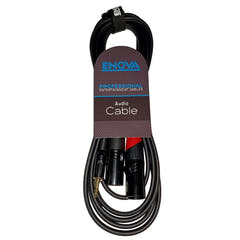 Enova câble adaptateur MiniJack > 2 x XLR mâle, 2 mètres