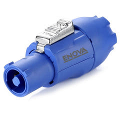 Enova câble d'alimentation avec fiche, bleu