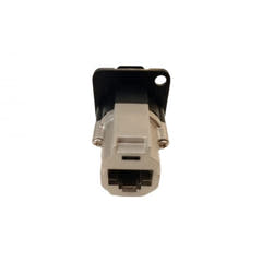 Enova traversée de châssis RJ45 Cat6A, noire