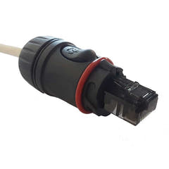 Boîtier de câble Enova RJ45 Ethernet, Noir