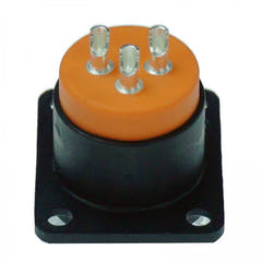 Enova connecteur châssis XLR mâle 3 pôles 3-Pin, noir IP67 Outdoor
