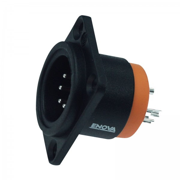 Enova connecteur châssis XLR mâle 5 broches, noir IP67 Outdoor