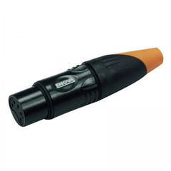 Enova câble XLR 5 pôles femelle, connecteur, noir IP67 Outdoor