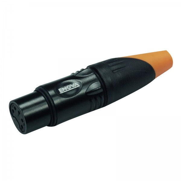 Enova câble XLR 5 pôles femelle, connecteur, noir IP67 Outdoor