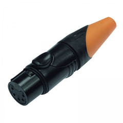 Enova câble XLR 5 pôles femelle, connecteur, noir IP67 Outdoor