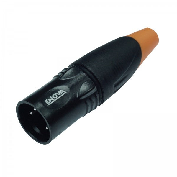 Enova câble XLR mâle 5 broches, noir IP67 Outdoor