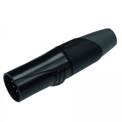 Connecteur de câble XLR mâle Enova 5 pôles, noir