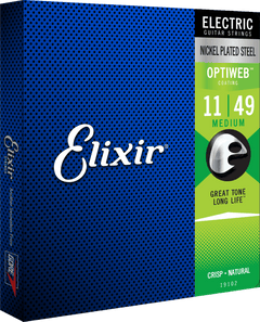 Elixir Optiweb Cordes de Guitare (Medium, 11-49)
