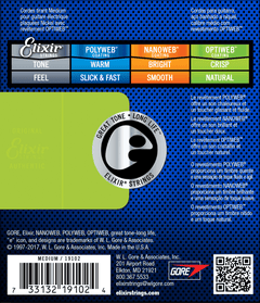 Elixir Optiweb Cordes de Guitare (Medium, 11-49)