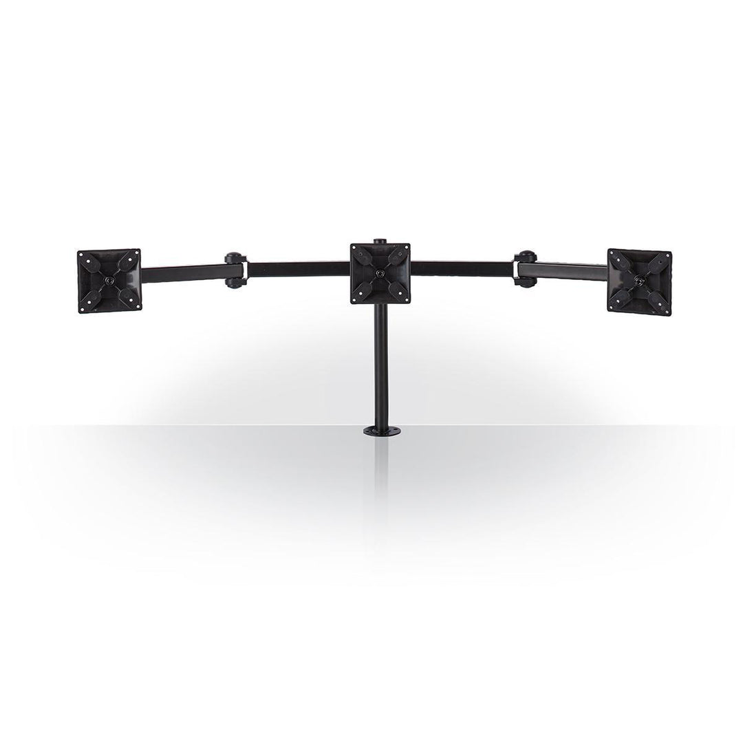 Support d'écran ergonomique pour 3 écrans (14-24")