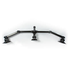 Support d'écran ergonomique pour 3 écrans (14-24")
