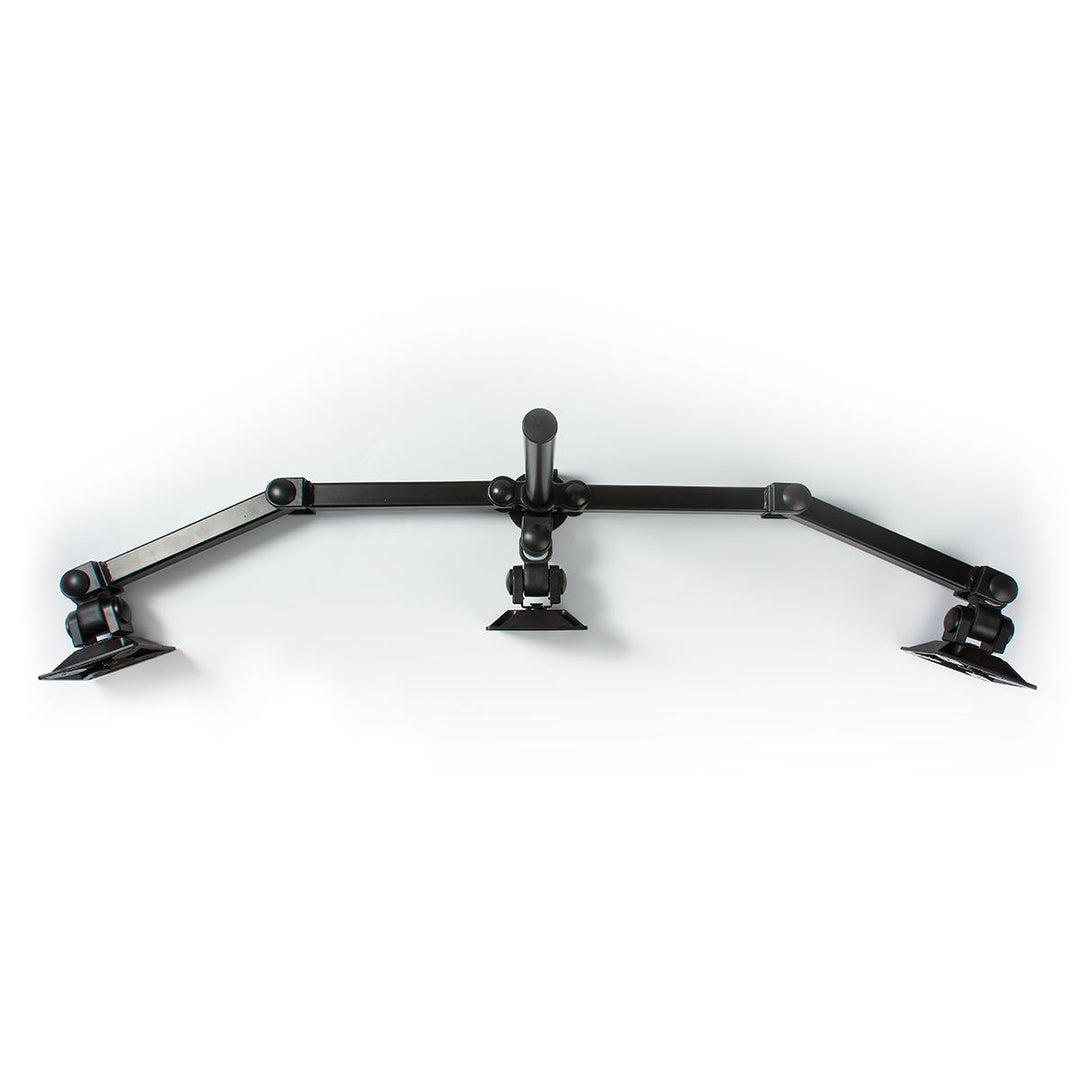 Support d'écran ergonomique pour 3 écrans (14-24")