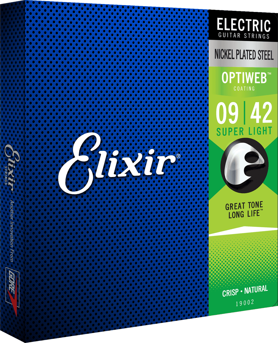 Elixir Optiweb Cordes de Guitare (Super Light, 09-42)