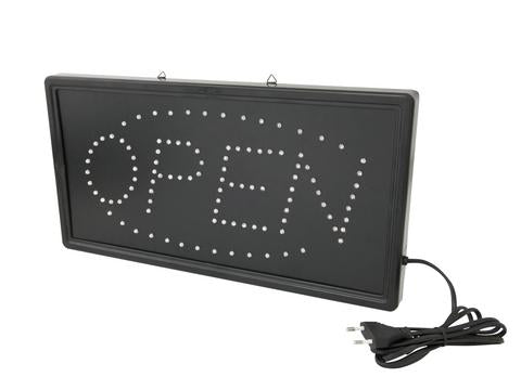 Panneau OUVERT, LED
