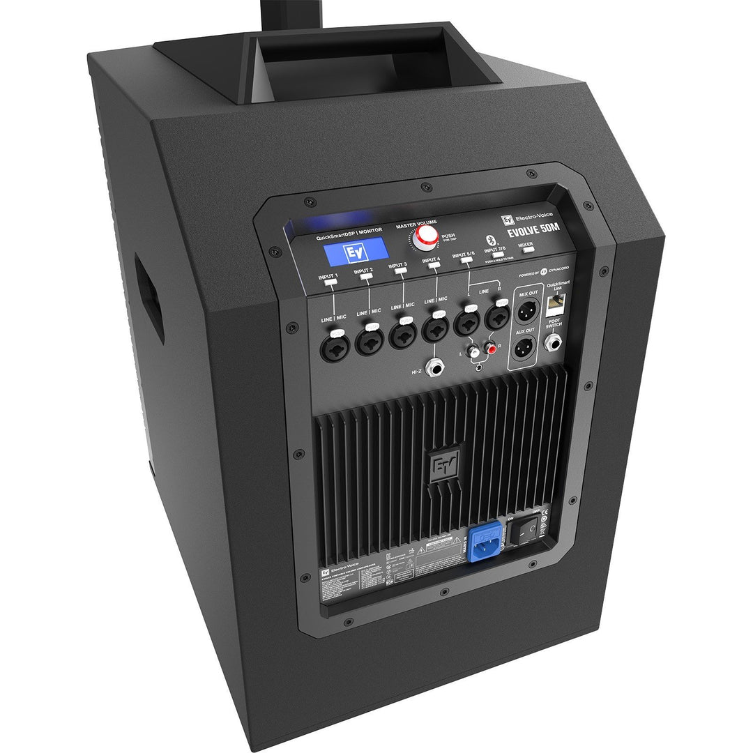 EV Evolve 50M - Système de haut-parleur colonne portable avec mixeur 8 canaux