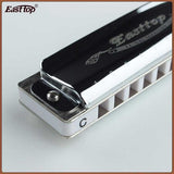 Easttop T008 Harmonicas Blues Harp (F, Argent)