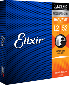 Elixir Nanoweb Cordes de Guitare (Heavy, 12-52)