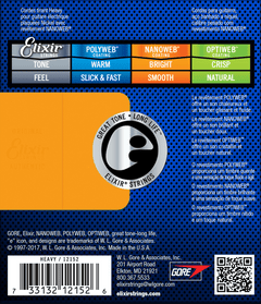 Elixir Nanoweb Cordes de Guitare (Heavy, 12-52)