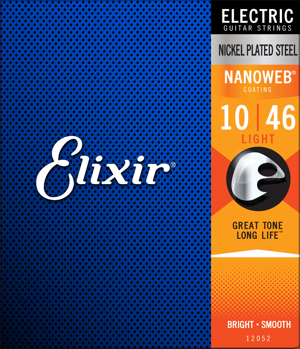 Elixir Nanoweb Cordes de Guitare (Light, 10-46)