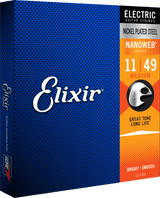 Elixir Nanoweb Cordes de Guitare (Medium, 11-49)