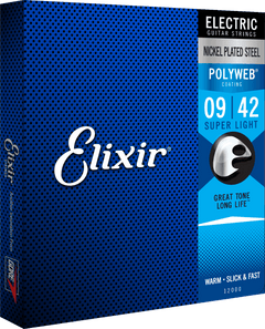 Elixir Polyweb Cordes de Guitare (Super Light, 09-42)