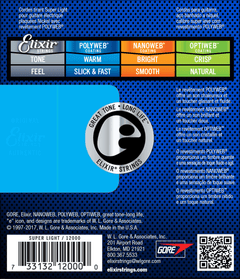 Elixir Polyweb Cordes de Guitare (Super Light, 09-42)