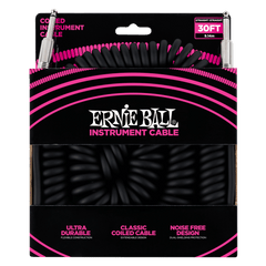 Ernie Ball 6044 Câble Guitares (Noir, 9m)