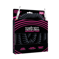 Ernie Ball 6044 Câble Guitares (Noir, 9m)