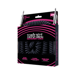 Ernie Ball 6044 Câble Guitares (Noir, 9m)
