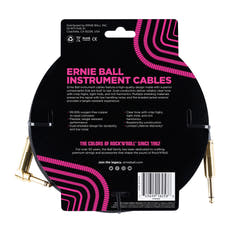 Ernie Ball 6058 Câble Guitares (Noir, 7,5m)