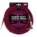 Ernie Ball 6062 Câble Guitares (Noir, Rouge, 7,5m)
