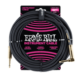 Ernie Ball 6086 Câble Guitares (Noir, 5,4m)