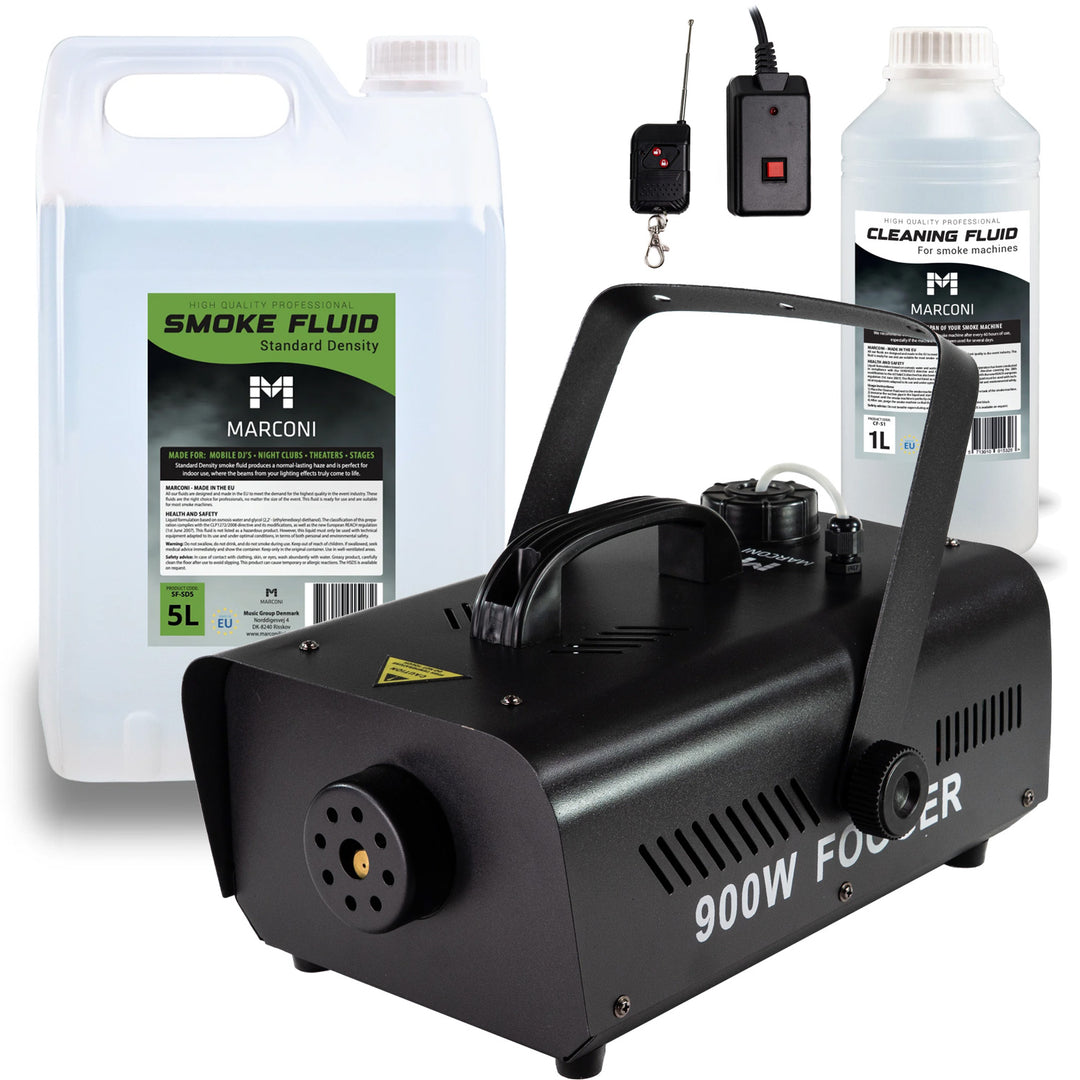 Marconi Machine à brouillard (900W) Bundle