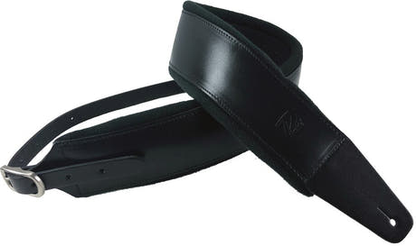 Profile FPB01 Sangle en cuir italien Pro pour guitares - Black