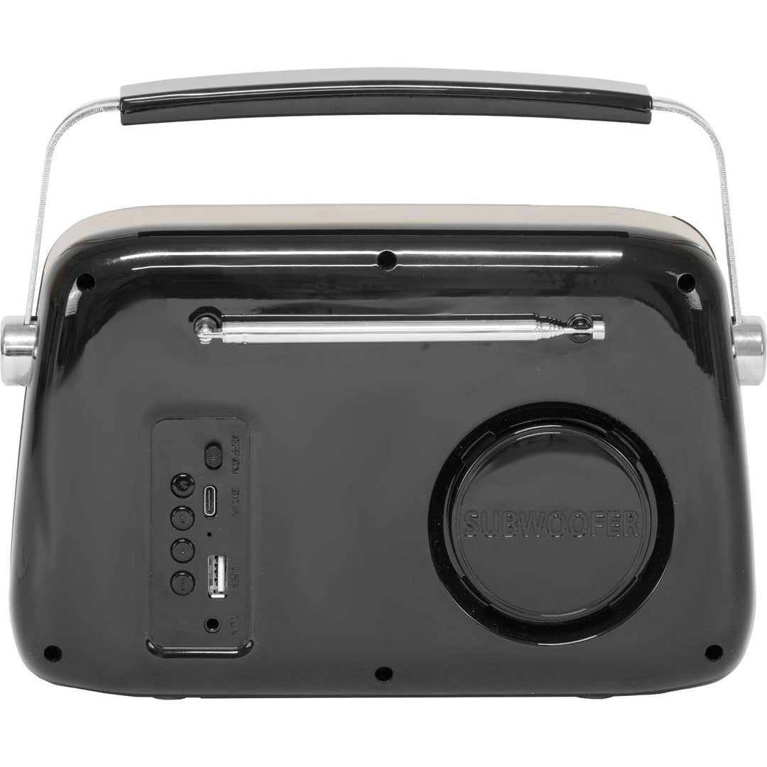 Madison Retro Radio avec Bluetooth, FM et DAB (Sort)